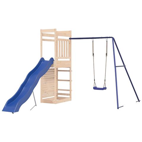 Set da Gioco da Esterno in Legno Massello di Pino - Foto 1