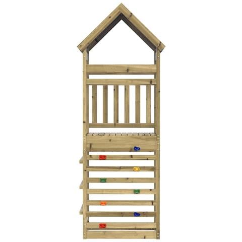 Torre da Gioco Marrone Legno Impregnato Solido - Foto 2