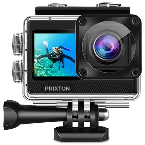 Action Cam 5k Dv830 Con Doppio Schermo Ips, 50mp, Stabilizzatore Eis, Wifi, Impermeabile Fino A 30 M, Zoom 5x E Accessori - Foto 1