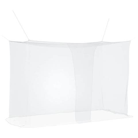 Zanzariera per letto 156 maglia 3 pcs Bianco Poliestere - Foto 1