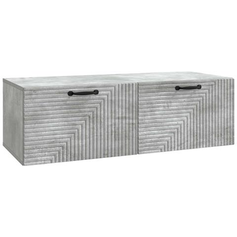 Mobile Porta TV da Muro Grigio Cemento 98 x 41 x 30 cm - Foto 1