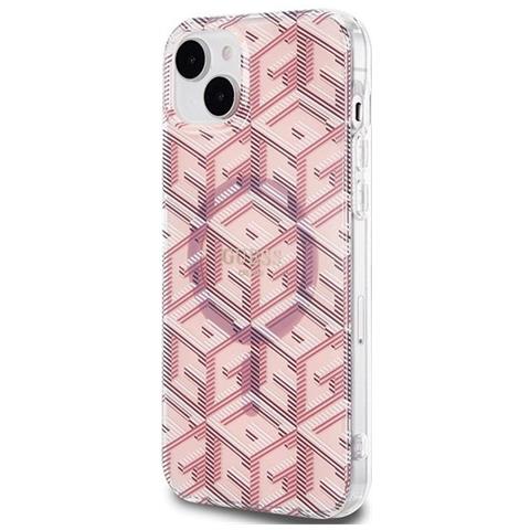 Guess Iml Gcube Magsafe Case Per Iphone 15 / 14 / 13 - Rosa - Foto 2
