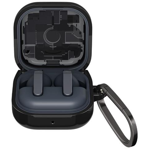 Spigen Ultra Hybrid Zero One Cover Per Samsung Galaxy Buds 4 / 4 Pro, Nero - Foto 1