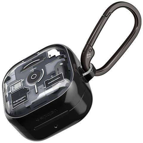 Spigen Ultra Hybrid Zero One Cover Per Samsung Galaxy Buds 4 / 4 Pro, Nero - Foto 7