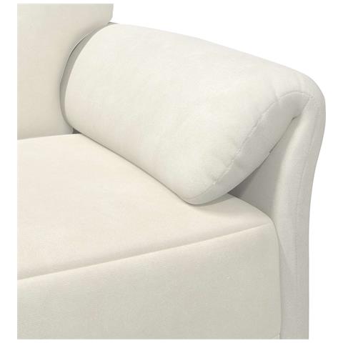 Set di divani 2 pz Crema Velluto - Foto 9