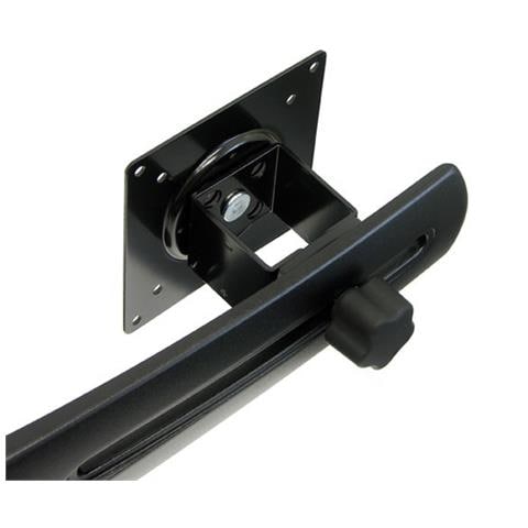 DS100 - Supporto per due monitor in orizzontale - per LCD fino a 24", fino a 14Kg - Nero - Foto 2