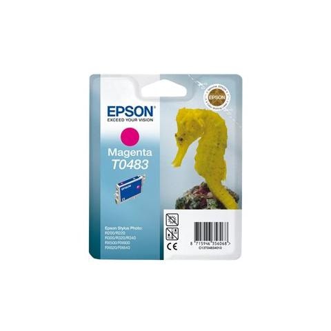 C13T04834010 Cartuccia Ink Magenta per R200 / R220 / R300 / R320 Capacità 430 Pagine - Foto 1