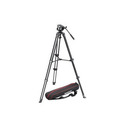 Treppiede con Testa Fluida Altezza Max 154 cm Nero MVK500AM-EU - Foto 1