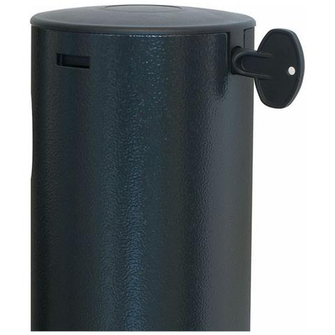 Posacenere Colonna Nero Con Base Grigia Linea Professionale - Foto 6