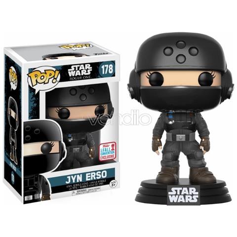 Star Wars Rogue One Pop Movies Vinile Figura Jyn Erso 9 Cm Esclusiva - Foto 1