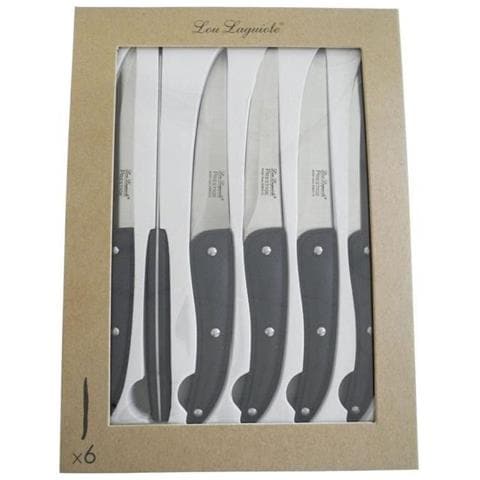 Lou Laguiole 868000 mb02bp7 coltelli Da Carne, Acciaio Inossidabile, Nero, 27,5 x 20 x 3 cm - Foto 1