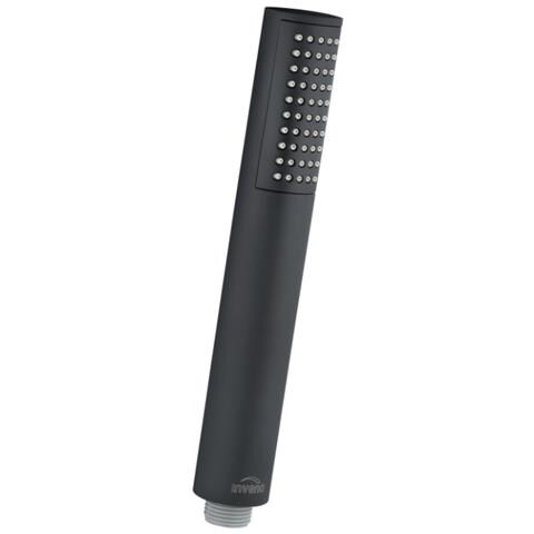 Ovale Lunga Forma Soffione Doccia Sostituzione Nero Opaco Colore Maniglia Bagno - Foto 1
