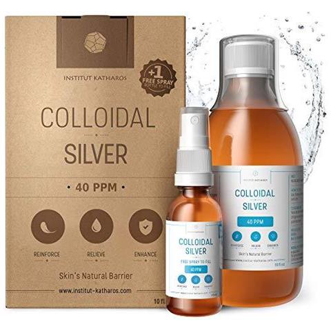 Massima Purezza Argento Colloidale 300ml 40 Ppm Libero Spray Per Riempire Concentrazione Superior Particelle Pi Piccole Risultati Migliori Certificato Da 3 Independent Laboratories - Foto 1