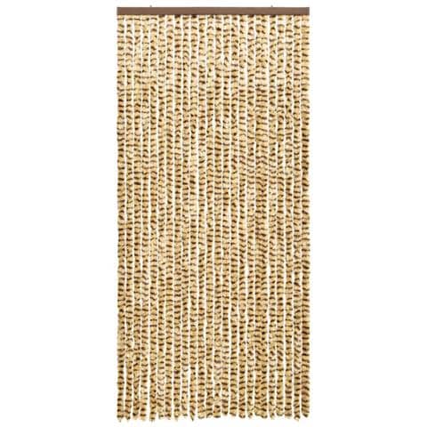 Zanzariera Beige e Marrone 90x220 cm Ciniglia - Foto 1