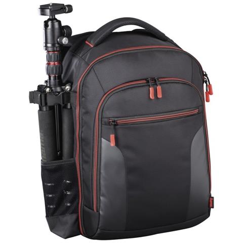 Miami Zaino Nero, Rosso - Foto 6