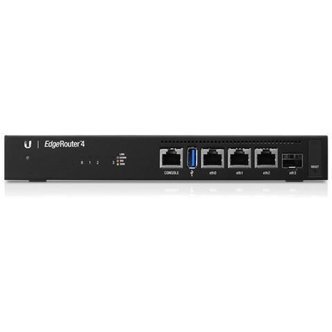 Router EdgeRouter 4 Cablato Collegamento Ethernet LAN Colore Nero - Foto 2