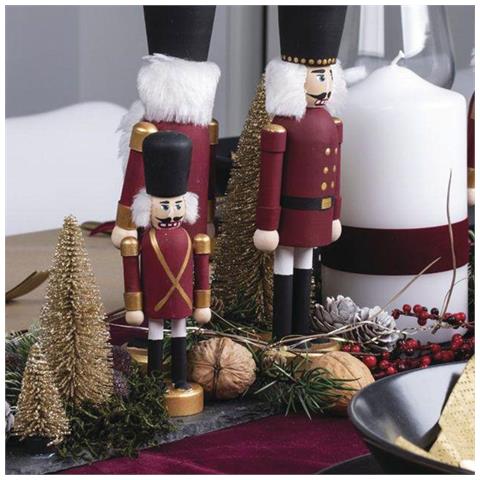 Schiaccianoci In Legno Carattere Schiaccianoci Per Dipingere 13 Cm - Foto 1