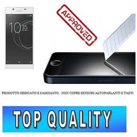 Tempered Glass Screen Protector Pellicola Vetro Temprato Sony Xperia L1 - Foto 1
