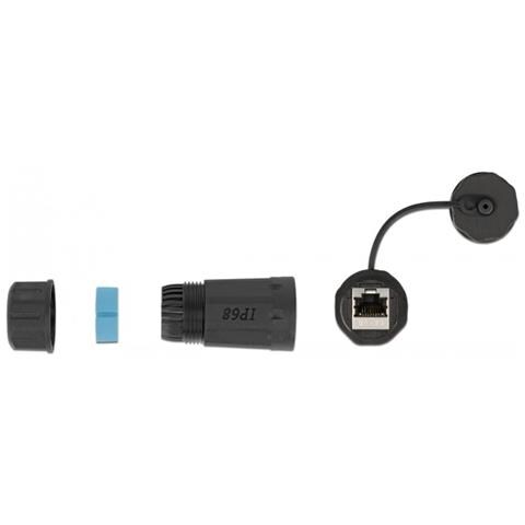 86701 Adattatore Per Inversione Del Genere Dei Cavi Rj-45 Nero - Foto 3