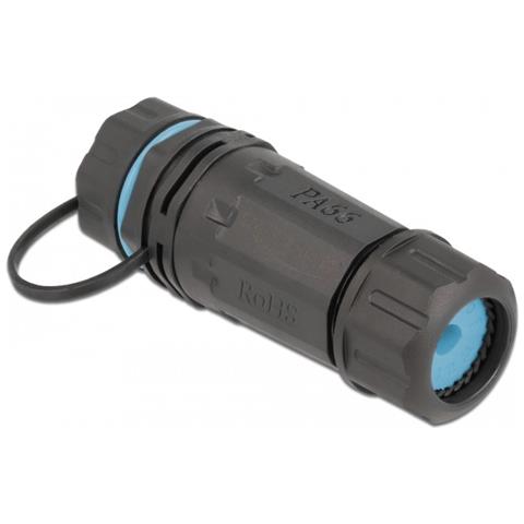 86701 Adattatore Per Inversione Del Genere Dei Cavi Rj-45 Nero - Foto 1