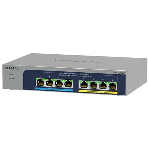 Lo Switch Non Gestito Multi-Gigabit Ethernet NETGEAR® MS108UP Ultra60 - Foto 1