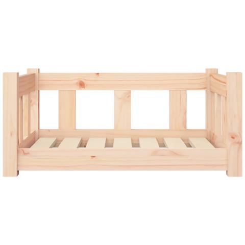 Cuccia Per Cani 65,5x50,5x28 Cm In Legno Massello Di Pino - Foto 7
