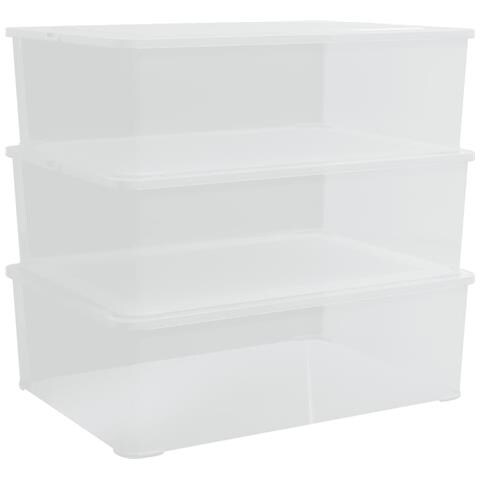 Contenitori In Plastica 3 Pz 25 L Impilabili - Foto 1