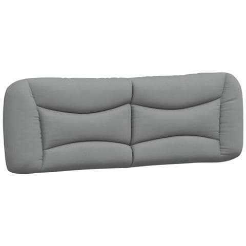 Cuscino Testiera Grigio Chiaro 160 cm in Tessuto - Foto 1