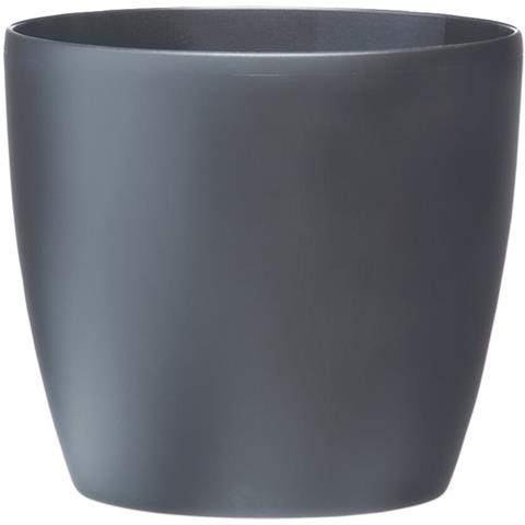Vaso Da Fiori Rotondo Bruxelles Wheels 40 - Nero Ø 39 X 37 Cm - Foto 2