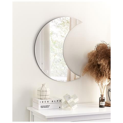 Specchio Pesmes 40 Cm 60 Cm Argento - Foto 1