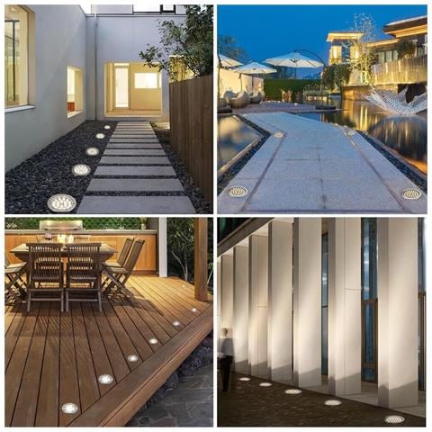 Faretto Carrabile Calpestabile Segnapassi Da Terra 18 W Led Luce Calda Ip67 - Foto 5