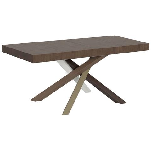 Tavolo Allungabile 90x140/244 Cm Volantis Premium Noce Telaio 4/c - Foto 1
