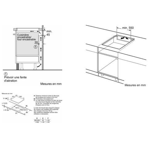 Piano Cottura T36FBC1L0 a Induzione 3 Zone Cottura da 60 cm Colore Nero - Foto 2