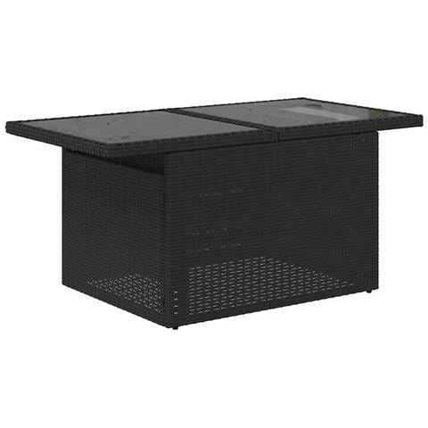 Set Divani Da Giardino 5 Pz Con Cuscini In Polyrattan Nero - Foto 10