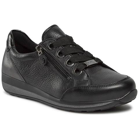 Osaka Leisure Trainers Sneakers Pelle Scarpe Donna Nero Eu 38, 12-44587-66 - Foto 1