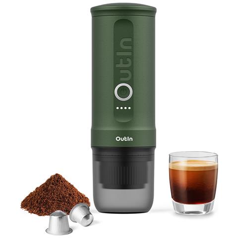 Macchina Per Caffè Espresso Portatile Verde Foresta - Otem-01-fg - Foto 1