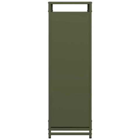 Rastrelliera per Legna da Ardere Verde Oliva 60x28x90 cm - Foto 2