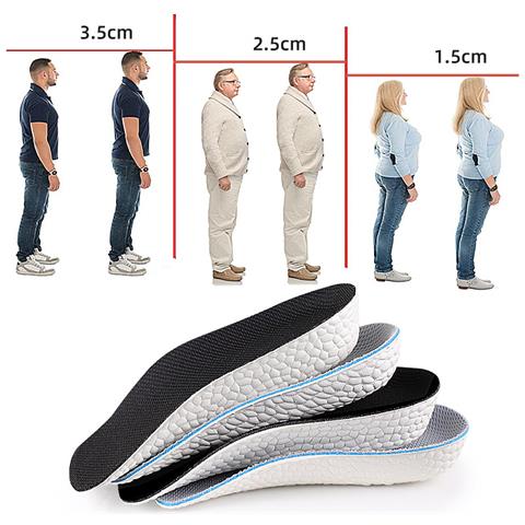 Solette Interne Rialzate Per Aumentare L'altezza E Migliorare Il Comfort Black 1.5 Cm - Foto 4