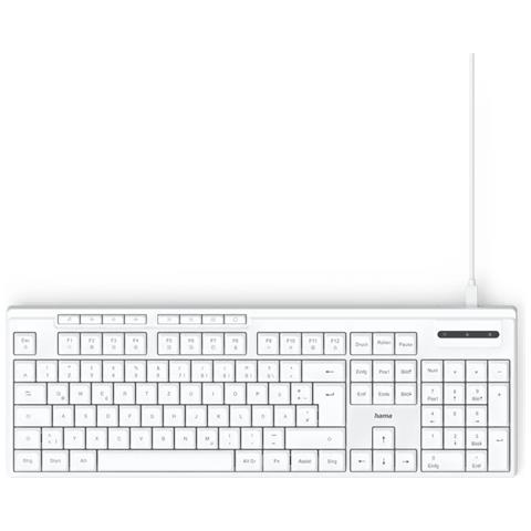 Tastiera Cablato 00173053  (Layout Tedesco) Colore Bianco - Foto 1