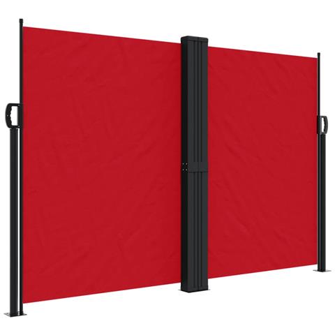 Tenda Da Sole Laterale Retrattile Rossa 160x600 Cm - Foto 2