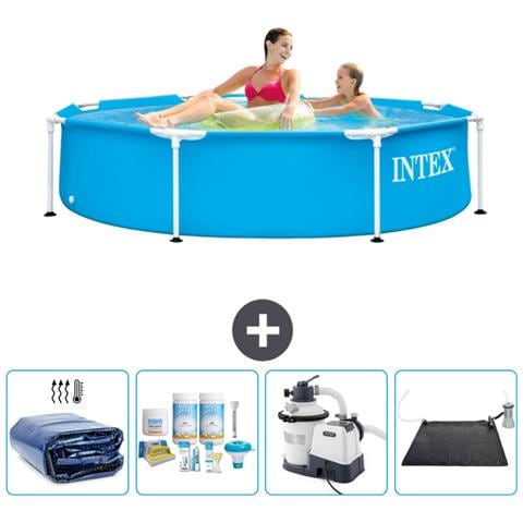 Piscina Fuori Terra - In Giro - 244x244x51 Cm - Blu - Include Accessori Coordinati Cb62 - Foto 1