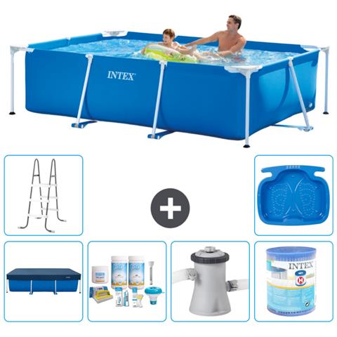 Piscina Fuori Terra - Rettangolo - 260x160x65 Cm - Blu - Include Accessori Coordinati A83 - Foto 1