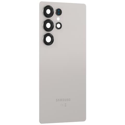 Vetro Posteriore Galaxy S25 Ultra Originale Service Pack, Grigio Chiaro - Foto 4