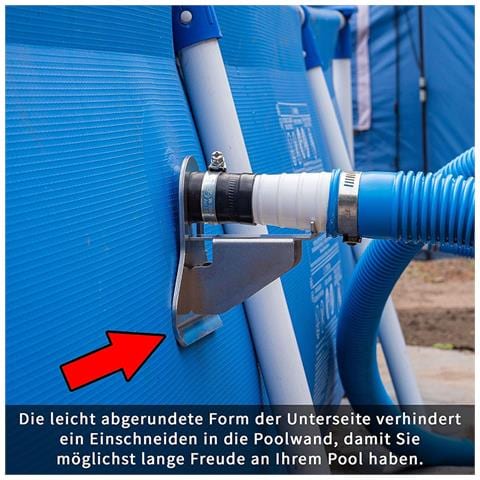 Staffa Di Supporto Per Tubo Flessibile Per Piscina Ad Alta Resistenza - Foto 6
