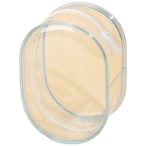 Custodia Per Cosmetici Con Anello A Campanello E Pompon: Organizzazione Elegante E Protezione Antipolvere Blue - Foto 1