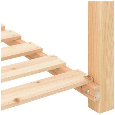 Vaso da giardino con lo scaffale Beige 155 x 59 x 76.5 cm - Foto 9