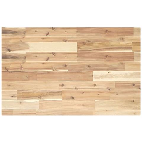 Piano Tavolo Rettangolare 100x50x4cm Legno Massello di Acacia - Foto 1