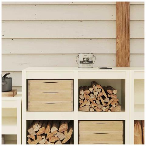 Vernice per legno Bianco 16.5 x 16.5 x 15.9 cm - Foto 2