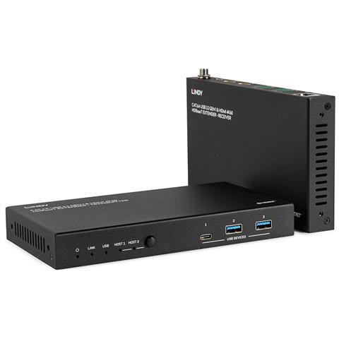 39365 moltiplicatore di rete Ricevitore e trasmettitore di rete Nero - Foto 1