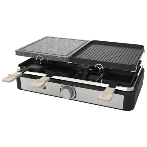 Griglia Per Raclette 3 In 1 Per 8 Persone, 1400 W - Fgrg8 - Foto 1